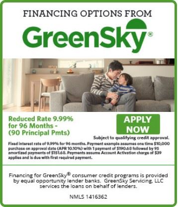 GreenSky Financing application information